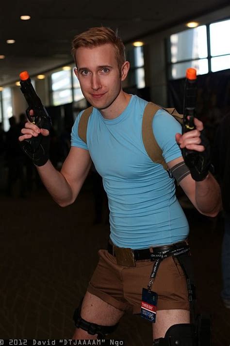 cosplay tomb raider|lara croft male cosplay.